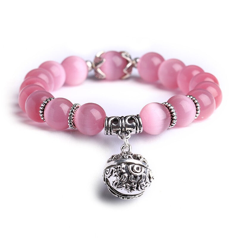 Crystal Premium Women's Opal Bracelet - Pink