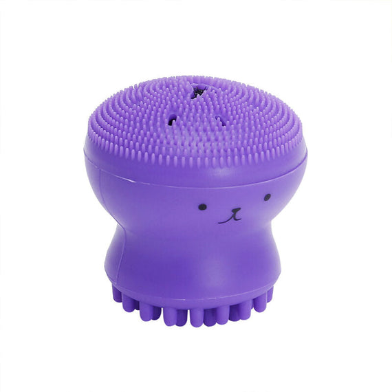 Cute Facial Brush Cleaning Tool - Purple