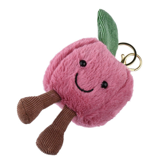 Cute Plush Toys Apple Head - Red