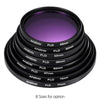 Andoer 55mm UV + CPL + FLD + Close-up Lens Filter Kit with Carry Pouch  Lens Cap Holder Tulip Rubber Hoods Cleaning Cloth