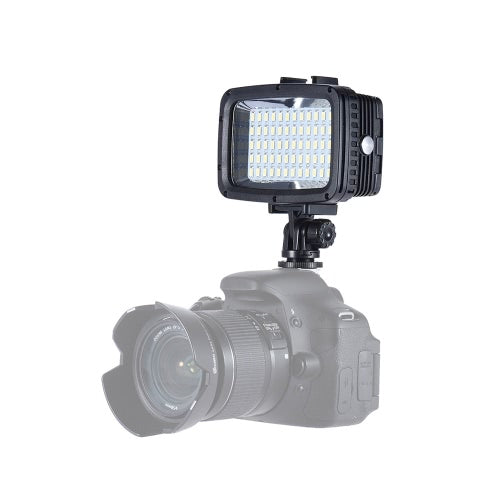 Andoer Ultra Bright 1800LM 3 Modes Waterproof Underwater 40m 5500K 60pcs LED Diving Fill-in Light Video Studio Photo Lamp