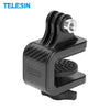 TELESIN Multifunctional Surfboard Skateboard Stabilizer Bracket Mount Holder Stand Clip Clamp 180 Degree Rotatable for GoPro Hero 7/6/5/4/3+ Xiaomi YI 4K SJCAM SJ4000 Action Sports Cameras