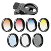 APEXEL APL-37UV-7G Professional 7in1 Phone Graduated Lens Filter Kit