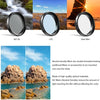 APEXEL APL-37UV-7G Professional 7in1 Phone Graduated Lens Filter Kit