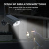 Motion Sensor Solar Light Fake Bullet Security Camera Shape Solar Powered Lamp