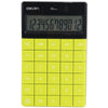 Deli 1589 Premium Tablet Calculator - Yellow