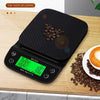 WH-B25 LCD High Definition Display LED Green Backlight Hand-made Coffee Electronic Scale Kitchen Scale Baking Scales with Bowl and Waterproof Heat-resistant Silicone Mat