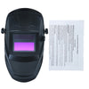 Welding Helmet Solar Powered Auto Darkening Protective Helmet Shield with Variable Shade from DIN9 to DIN13 Suitable for ARC TIG MIG Spot Micro Wire AC DC Plasma Welders/Cutters