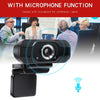 Webcam USB Computer Camera with Microphone Driver-free Video Webcam for Online Teaching Live Broadcast