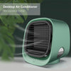 Mini Desktop Air Conditioner Anionic Air Conditioner Fan Air Purification Humidification Mini Cooling Fan USB Multifunctional Cooler Green M201