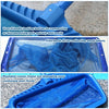 Leaf Skimmer Net Deep Plastic Leaf Rake with Bag Fine Mesh Net Catcher Cleaning Tool for Swimming Pool Hot Tub Pond Fountain