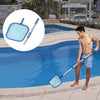 Swimming Pool Skimmer Net Set Includes 1 PCS Deep Leaf Skimmer Net 1 PCS Leaf Rake with Mesh Net Bag 1 PCS Aluminum Telescopic Pole Cleaning Tool for Pools and Spa (Flat Rake and Deep Rake)