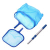 Swimming Pool Skimmer Net Set Includes 1 PCS Deep Leaf Skimmer Net 1 PCS Leaf Rake with Mesh Net Bag 1 PCS Aluminum Telescopic Pole Cleaning Tool for Pools and Spa (Flat Rake and Deep Rake)