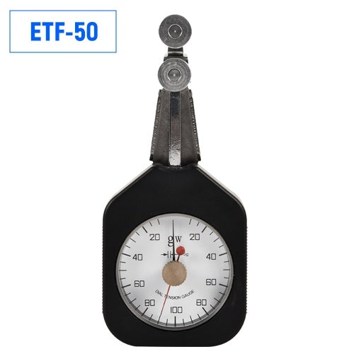 Textile Tension Meter Textile Tensiometer Double Needle Analog Dial Pressure Tensiometer Mechanical Force Measuring Tools Range 250-20-250