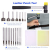 273 Pieces Leather Working Tools and Supplies with a Storage Case Basic Leather craft Accessories