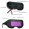 Solar Powered Auto Darkening Welding Glass Photoelectric Welding Mask Helmet Practical Eyes Goggle Workplace Safety Protection Weld Protective Gear