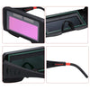 Solar Powered Auto Darkening Welding Glass Photoelectric Welding Mask Helmet Practical Eyes Goggle Workplace Safety Protection Weld Protective Gear