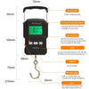 75Kg/10g Electronic Backlight Weighing Scale Portable Digital Fishing Postal Hanging Hook Scale with Measuring Tape