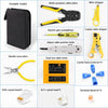 Handskit RJ45 RJ11 RJ12 Network Repairing Plier Tool Kit with Cable Tester Spring Clamp Crimping Tool Crimping Pliers