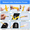 Handskit RJ45 RJ11 RJ12 Network Repairing Plier Tool Kit with Cable Tester Spring Clamp Crimping Tool Crimping Pliers