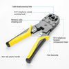 Handskit RJ45 RJ11 RJ12 Network Repairing Plier Tool Kit with Cable Tester Spring Clamp Crimping Tool Crimping Pliers