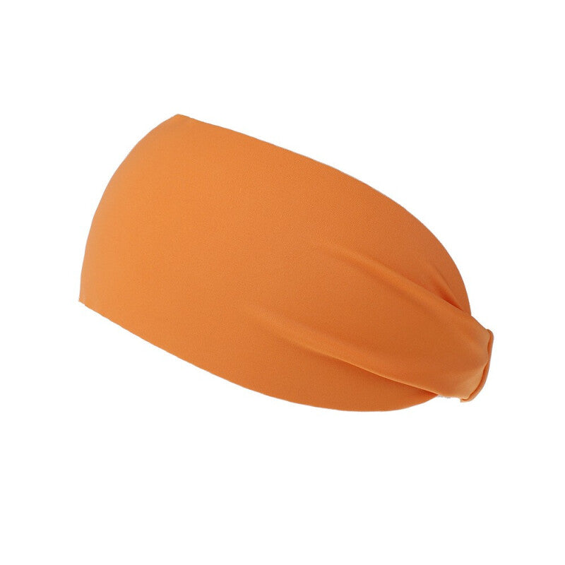 Elastic Sports Yoga Sweatband - Orange