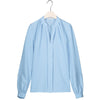 Elegant Office Long Sleeve Slim Blouse - Sky Blue