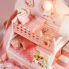 Assemble DIY Doll House Toy Wooden Miniatura Kit