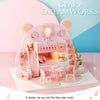 Assemble DIY Doll House Toy Wooden Miniatura Kit