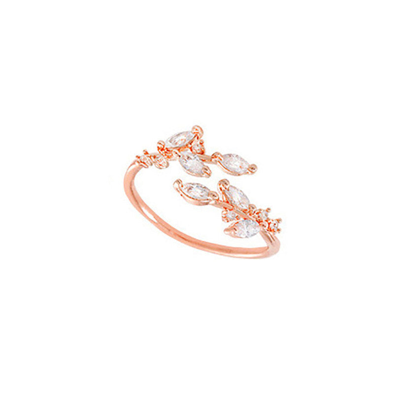 Fashion Premium Adjustable Open Ring - Rose Gold