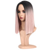 Fashion Straight Hair Synthetic Wig - Pink