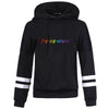 Fashion Women Friends Printed Hoodie - Black