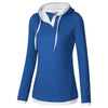 Fashion Women Long Sleeve Hoodies Top - Blue