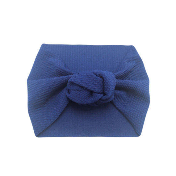 Fashionable Baby Knotted Headband - Dark Blue