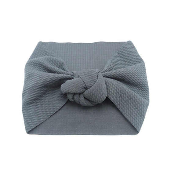 Fashionable Baby Knotted Headband - Gray