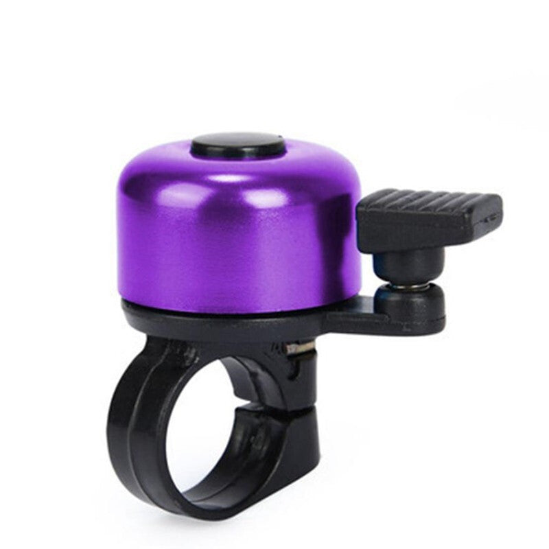 Fashionable Metal Bicycle Protective Bell Rings - Purple