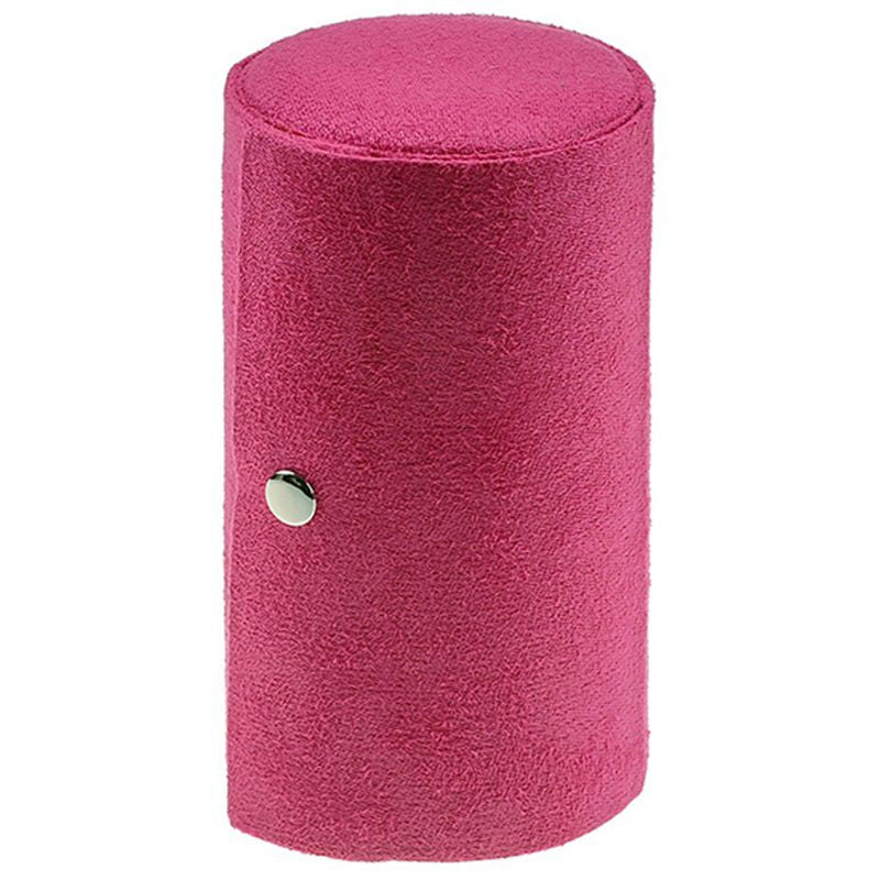 Flannelette Premium Cylinder Storage Box - Magenta