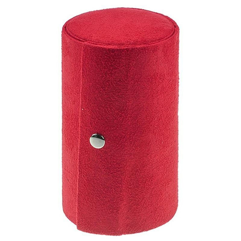 Flannelette Premium Cylinder Storage Box - Red