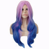 Focailai Fashionable Style Hair Wigs - Purple Blue