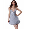 نساء الانزلاق من فستان Chemise Lightgown Scalloped Lace v Neck Spaghetti الأشرطة Lingerie Sleepwear Pajamas