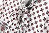 New Europe Women Blouse Retro Print Bow V-Neck Long Sleeve Casual Shirt Tops White