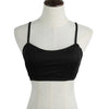 Sexy Summer Women Tank Crop Top Bandage Strap Sleeveless Slim Casual Solid Vest Short Tee White/Red/Black