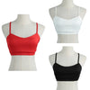 Sexy Summer Women Tank Crop Top Bandage Strap Sleeveless Slim Casual Solid Vest Short Tee White/Red/Black