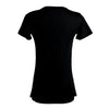 New Women T-Shirt Rhinestone O-Neck Short Sleeve Design Beading Casual Top Tee Black