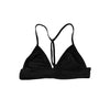 New Sexy Women Bra Y-Back Adjustable Strap Open Back Unlined Cup Bralette Crop Top Black