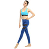 New Women Sport Yoga Leggings Solid Mesh Splice High Waist Fitness Gym Running Stretch Tights Long Pants Trousers Black