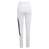 New Women Sport Yoga Leggings Mesh Splice Solid Stretch Fitness Gym Running Bodycon Pants White