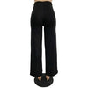 Women Pants Glitter Sequined High Waist Straight Wide Legs Casual Trousers Dance Stage Wear Black