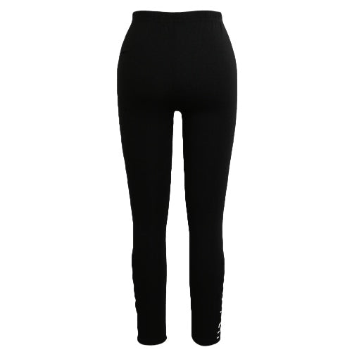 Women Pants Trousers Fitness Elastic Leggings Tights Cutout Workout Sportswear Black/Light Grey/Dark Grey