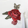 New Fashion Women Crop Top Floral Embroidery Roun Neck Short Sleeve Slim Fit Cool Tee Tops White